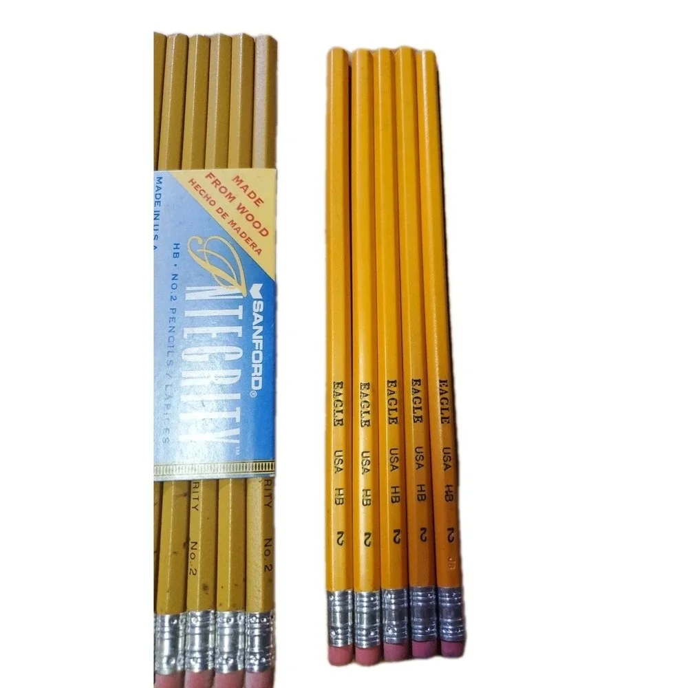 VTG Pencil Lot Of 99 Number #2 Unused Unsharpened Eagle Sanford Empire Papermate
